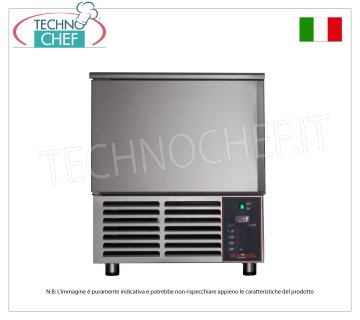 TECNODOM - Abbattitore di Temperatura  per 5 Teglie GN 1/1, ( mm 325x530 ) o Teglie Pasticceria  mm 600x400