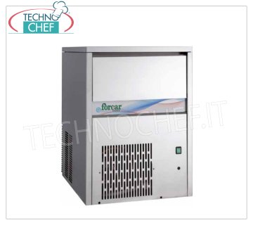 FORCAR - FABBRICATORE DI GHIACCIO GRANULARE, resa 100 Kg/24 ore, DEPOSITO 15 kg - NUOVO, SPELLICOLATO