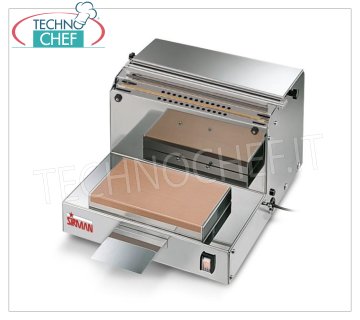 Confezionatrice manuale da banco con piano caldo, per pellicola in Bobine larghe 40 cm