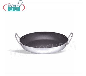 Padella in Alluminio antiaderente con manici in acciaio inox, Ø mm 360