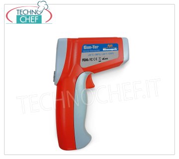 Termometro digitale a infrarossi 2 laser, Divisione 0.1°C / 0.1 F, Temperatura selezionabile °C o F, Schermo LCD