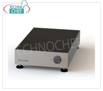 Piano caldo di mantenimento con telaio inox e piano in vetroceramica GN1/1, dim.mm 350x545x100h