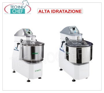 Impastatrice a Spirale per ALTA IDRATAZIONE con Testa Fissa 