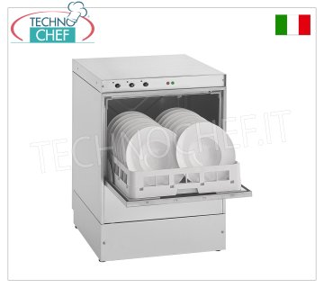 Lavastoviglie Sottotavolo elettromeccanica, cesto quadro da cm 50x50, altezza utile lavaggio 32 cm, Monofase