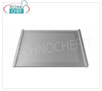 TEGLIA piana in ALLUMUNIO FORATA, mm 460x330x15H - Indicato prezzo unitario - Vendibile solo in multipli di 2