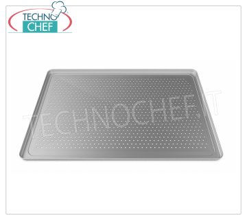 TEGLIA piana in ALLUMUNIO FORATA, mm 600x400x15H - Indicato prezzo unitario - Vendibile solo in multipli di 2