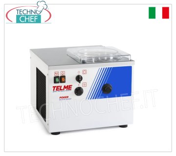 TECHNOCHEF - Macchina  Professionale per Gelato, Sorbetto e Granite da Tavolo, Mod.POKER
