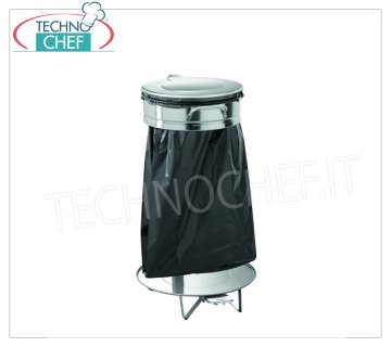 FORCAR - Pattumiera Portasacco Inox