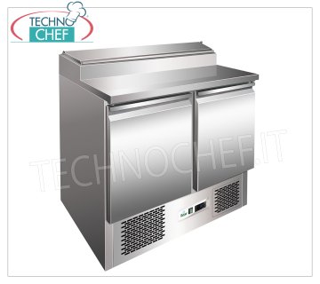 FORCAR -  Saladette Refrigerata 2 Porte, predisposta per 5 Bacinelle GN 1/6, Temp.+2°/+8°C