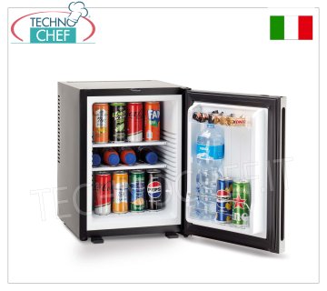 Frigor minibar  per Hotel, TERMOELETTRICO, da Incasso o Libera Istallazione, 58 W, - lt 40, classe  F