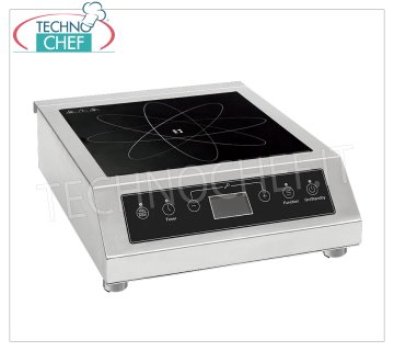 PIASTRA ad INDUZIONE DIGITALE 3500W, SUPERFICIE INDUTTIVA Ø da 120 a 280 mm, Linea ELITE