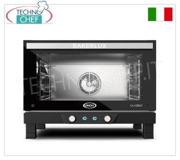 UNOX - Forno Convezione Elettrico per 4 Teglie da cm. 60x40 - dim.mm. 800x752x595h