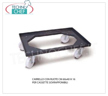 Carrello per cassette sovrapponibili