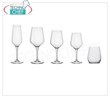 Bicchieri per la Tavola - serie complete coordinate CALICE SMALL, BORMIOLI ROCCO, Collezione Electra Degustazione Cristallino