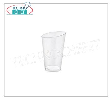 Party - Happy Hour Bicchiere, Linea FINGER FOOD, monodose in polistirolo trasparente, CC.70 -- Confezione da 25 pezzi