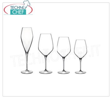 Bicchieri per la Tavola - serie complete coordinate CALICE RIESLING, LUIGI BORMIOLI, Collezione Atelier Degustazione Cristallino