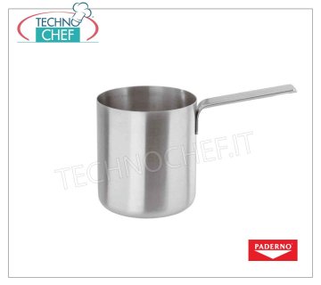 PADERNO - Casseruola BAGNOMARIA 1 manico, Complemento Pentolame ACCIAIO INOX BAGNOMARIA 1 manico, ACCIAIO INOX, diametro mm.120, alta mm.140, lt. 1,4