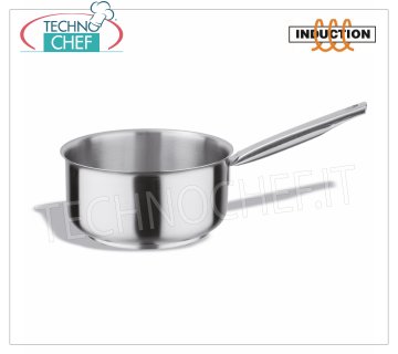 Casseruola Bassa INOX 1 manico, per Induzione,