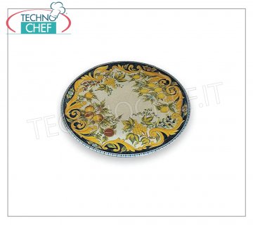 SATURNIA - PIATTO PIZZA - Collezione NAPOLI - TUSCANY DIGITAL PRINT in Porcellana