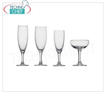 Bicchieri per la Tavola - serie complete coordinate CALICE FLUTE, ARCOROC, Collezione Elegance