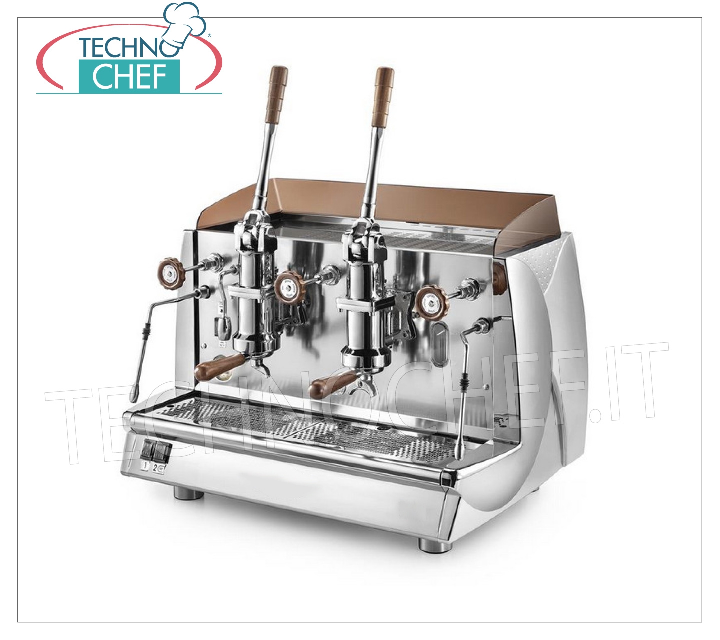 WEGA - Macchine Caffè Espresso 2 Gruppi a LEVA, Professionale per Bar, Mod.  ALE2VLV, Attrezzature per Bar, Cocktail, Caffè