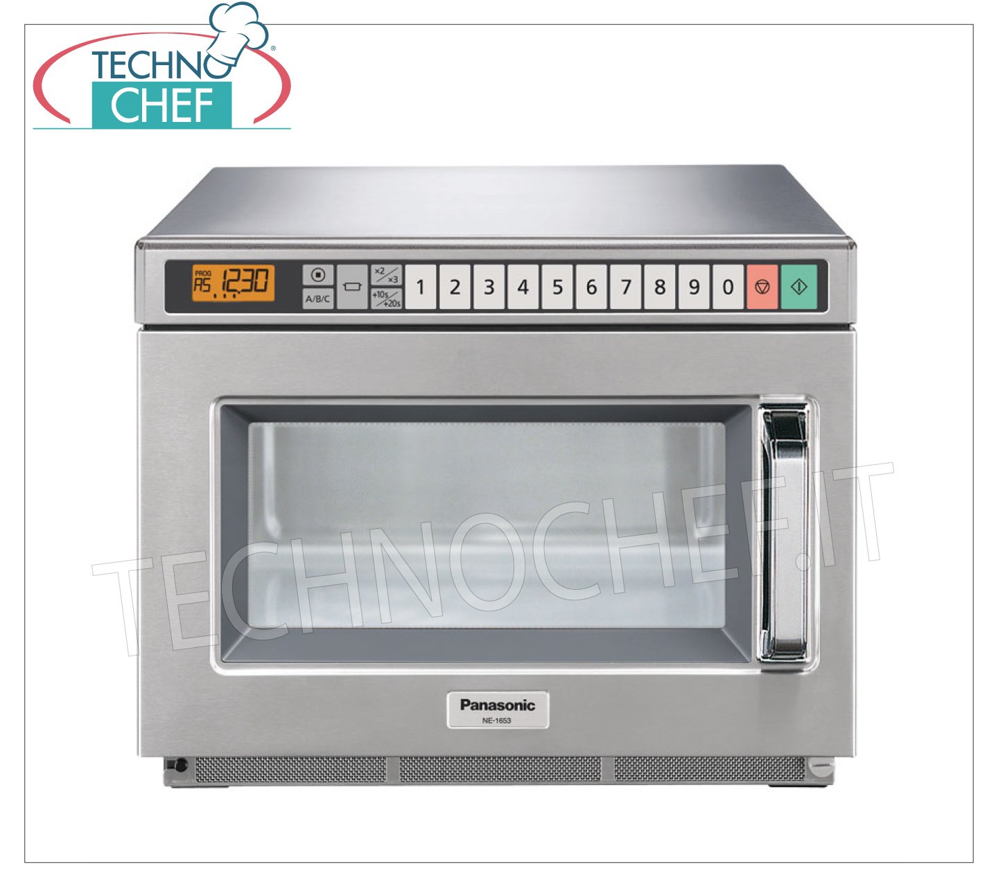 PANASONIC - Forno microonde Professionale, mod. NE1653, Camera per Teglie  GN 1/2, Potenza 1600 W, COMANDI DIGITALI, Attrezzature per la cottura