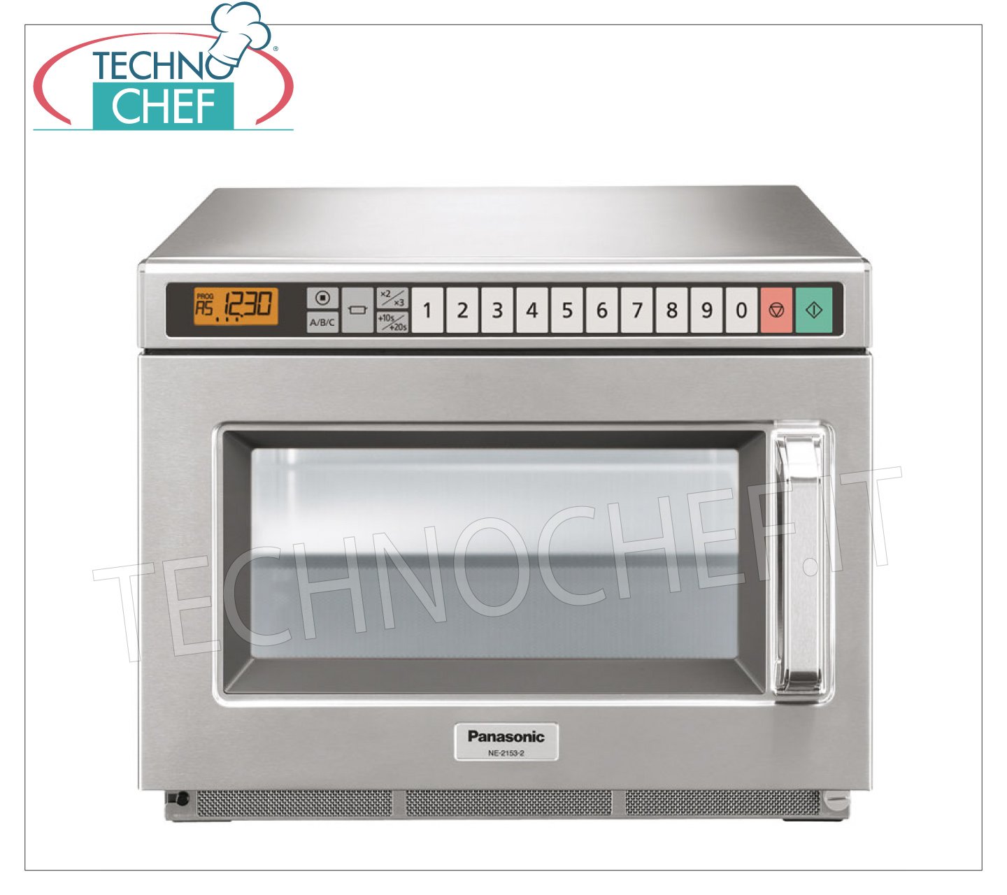 PANASONIC - Forno microonde Professionale, mod. NE2153-2, Camera per Teglie  GN 1/2, Potenza 2100 W, COMANDI DIGITALI, Attrezzature per la cottura