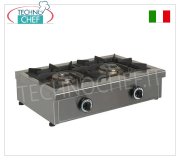 Kit 5 Fornelli Per Piano Cottura A Gas - 2 Rapidi, 2 Semirapidi, 1 Ausiliario, Ghisa Nera