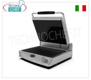 SPIDOCOOK - Piano Cottura Elettrico con Piastra in Vetroceramica Liscia-Rigata, Mod.SP015R