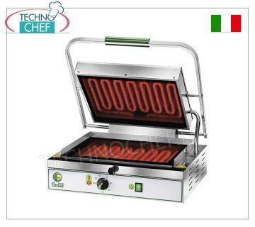 PIASTRA-FryTop  in Vetroceramica, SINGOLA, MEDIA, LISCIA e RIGATA, mod.PV40LR23M