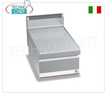TECHNOCHEF - PIANO NEUTRO TOP con CASSETTO, 1 modulo da 400 mm, Mod.N7T4BC