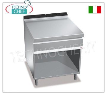 TECHNOCHEF - PIANO NEUTRO su VANO a GIORNO, DOPPIO modulo da 800 mm, Mod.N9T8M