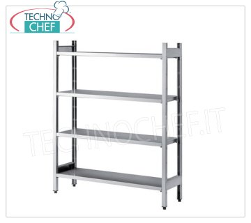 Scaffali componibili  in Acciaio Inox, Moduli Vari 