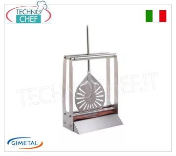 Gi-Metal -  Portapalettino da pavimento in acciaio inox, misura fino a Ø 26 - mod.APT26