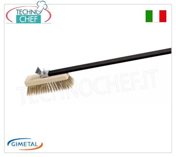 Gi.Metal - Spazzola Carbon Ortientabile con Setole Ottone - mod.ACC-SP