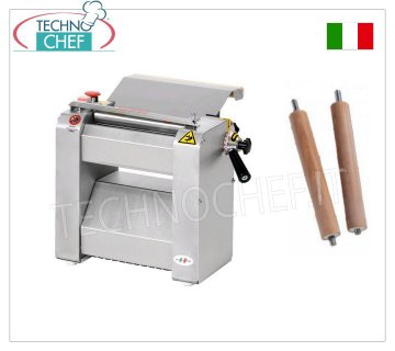 Sfogliatrice ROGA da tavolo con Rulli lunghi cm 25, professionale, Mod.SF250