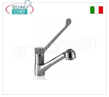 Rubinetto miscelatore monoforo con doccetta estraibile