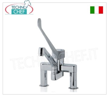 Rubinetto miscelatore BIFORO, Monocomando con canna erogazione  da 18 e 27 cm