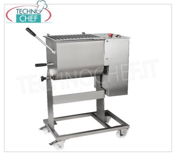 FIMAR - Impastatrice carne inox, capacità vasca max 50 Kg, pala rimovibile, mod.50C1PN