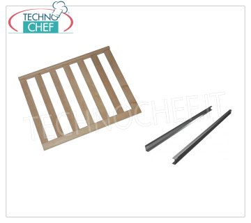 Forcar - GRIGLIA IN LEGNO SCORREVOLE + COPPIA GUIDE, Mod.BJ21W