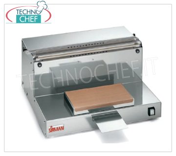 Confezionatrice manuale da banco con piano caldo, per pellicola in Bobine larghe 50 cm