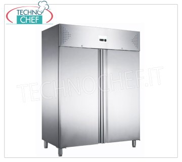 Technochef - Armadio Congelatore-Freezer 2 porte, lt.1300, Ventilato, Temp.-18°/-22°C