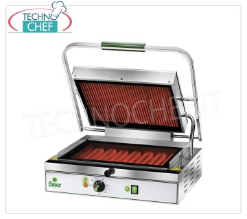 PIASTRA - FRY TOP ELETTRICO in Vetroceramica, MEDIA, LISCIA e RIGATA