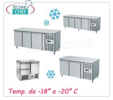 Tavoli  Congelanti-Freezer  Gastro-Norm - Profondi 70 cm 