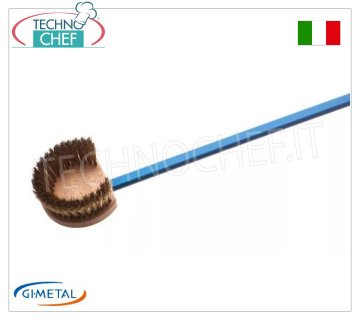 Gi-Metal - Spazzola Orientabile Tonda con Setole Ottone - mod.AC-SPT