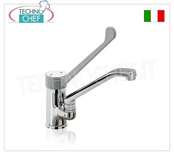 Rubinetto miscelatore monoforo con leva clinica