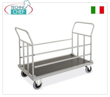 Technochef- CARRELLO PORTABAGAGLI / VALIGIE con Sponde sui 4 Lati, art.  1894.3