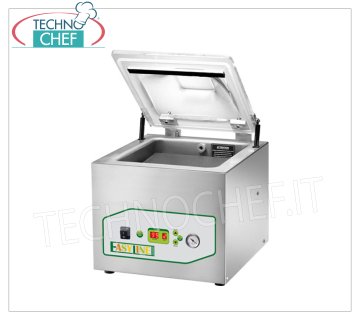 Macchina vuoto Professionale a Campana, Camera cm 41x45x22h, Barra saldante cm 40, Pompa vuoto 20 m³/h