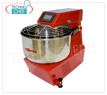 IMPASTATRICE  SPIRALE ad ALTA IDRATAZIONE da kg 42, Vasca lt 50, 2 VELOCITA' - 2 Motori, Inversione Rotazione  Vasca,  mod.3000/R422 REVOLUTION Impastatrice spirale per IMPASTI ad ALTA IDRATAZIONE da kg 42, Vasca lt 50, 2 VELOCITA' - 2 Motori, VARIATORE CONTINUO per Vasca e Spirale, Invers. Rotaz. vasca, Spaccapasta con SENSORE TERMICO,  V.400/3+N,  Kw.2,57,  Peso 135 Kg, dim. c.822x530x751h