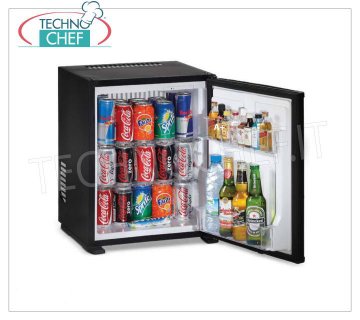 Technochef - Frigor Minibar per camera albergo, capacità 30 lt, Classe A+ , Risparmio Energetico, Frigor Minibar per camera albergo,  classe A+, capacità 30 lt, temperatura +8°/+14°C, V.230/1, Kw.0,06, Peso 11 Kg, dim.mm.512x419x397h